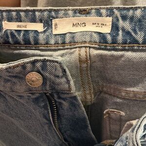 Mango Light Blue Denim Pants